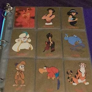 Aladdin Trading Cards set